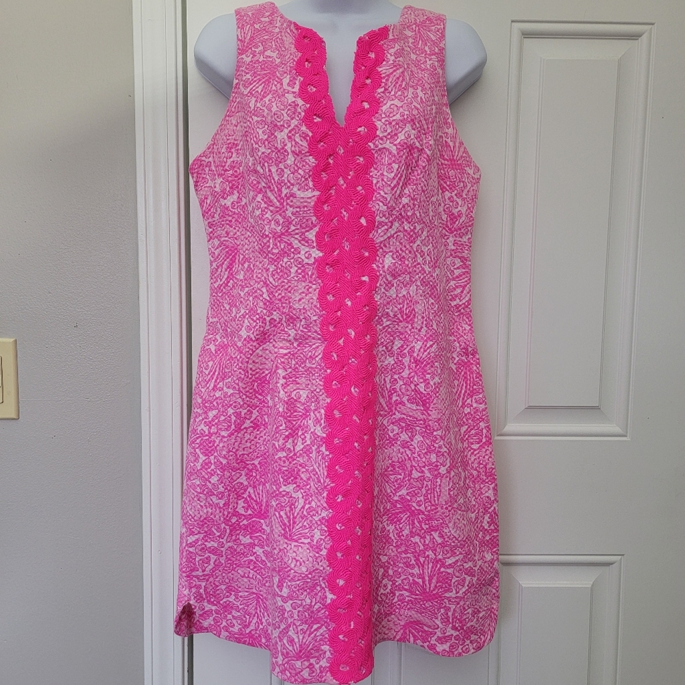Lilly Pulitzer for Target Pink and White Dress